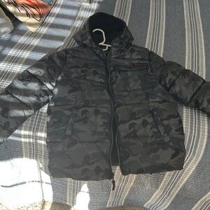 Camouflage Puffer Jacket